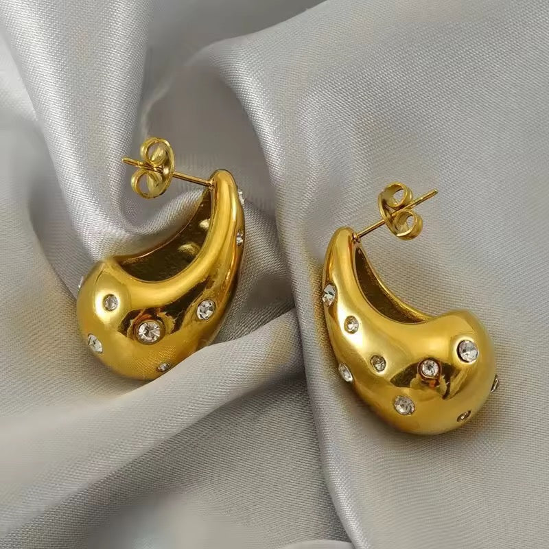 Puffy sparkle 18k