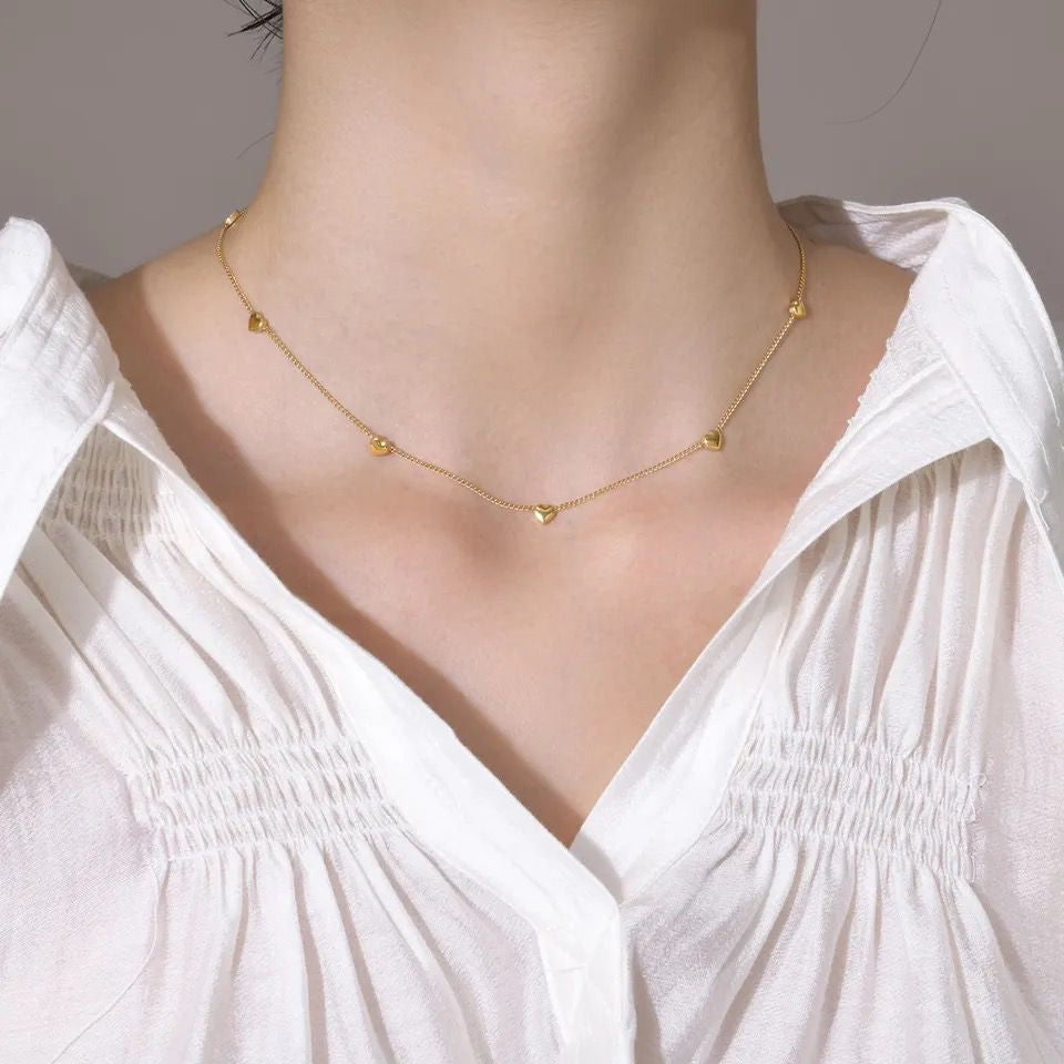 Heart chain 18k