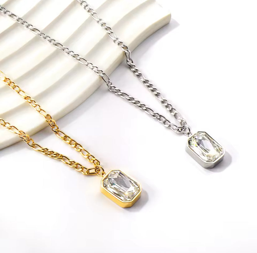 White Topaz Pendant