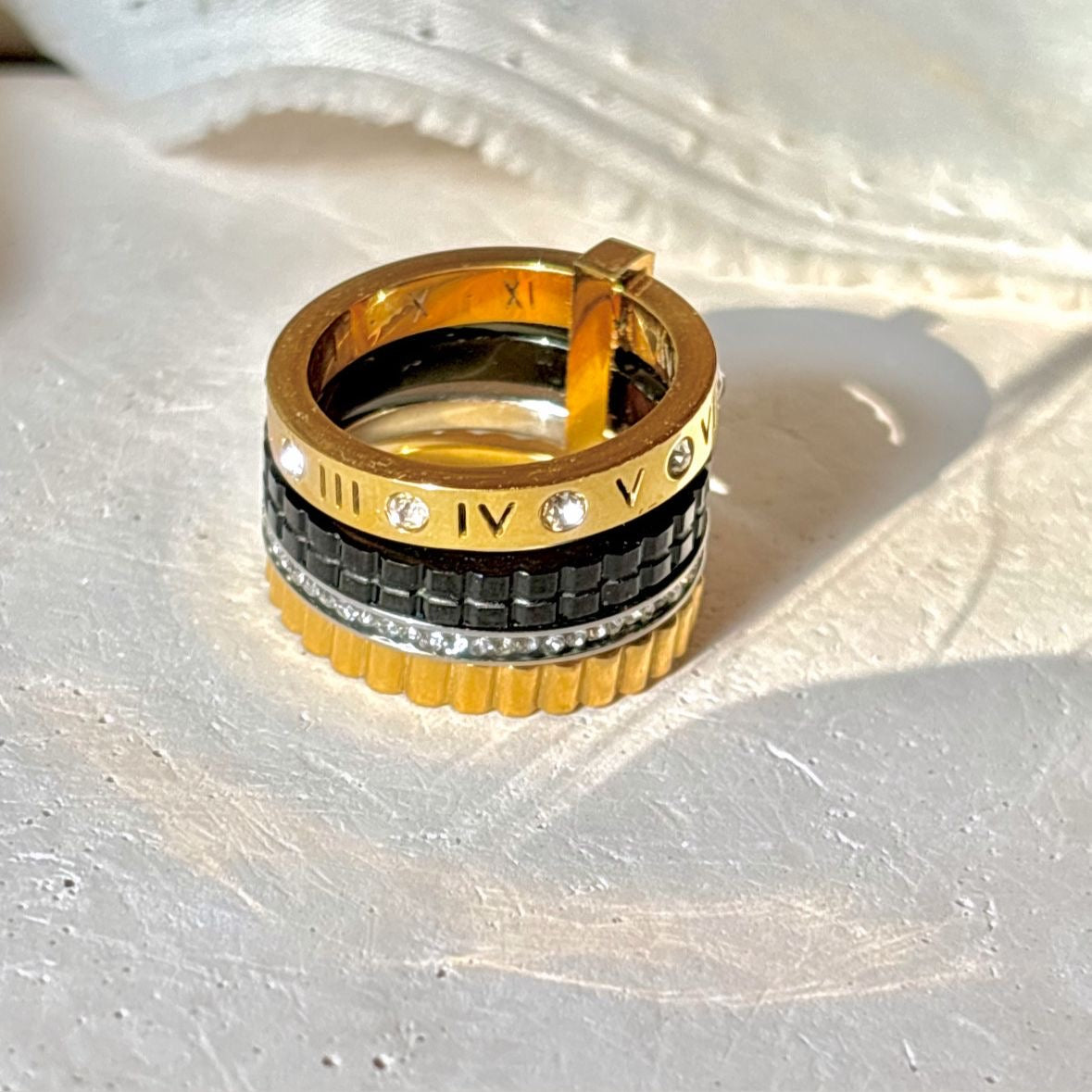 Quadra Luxe Ring 22k