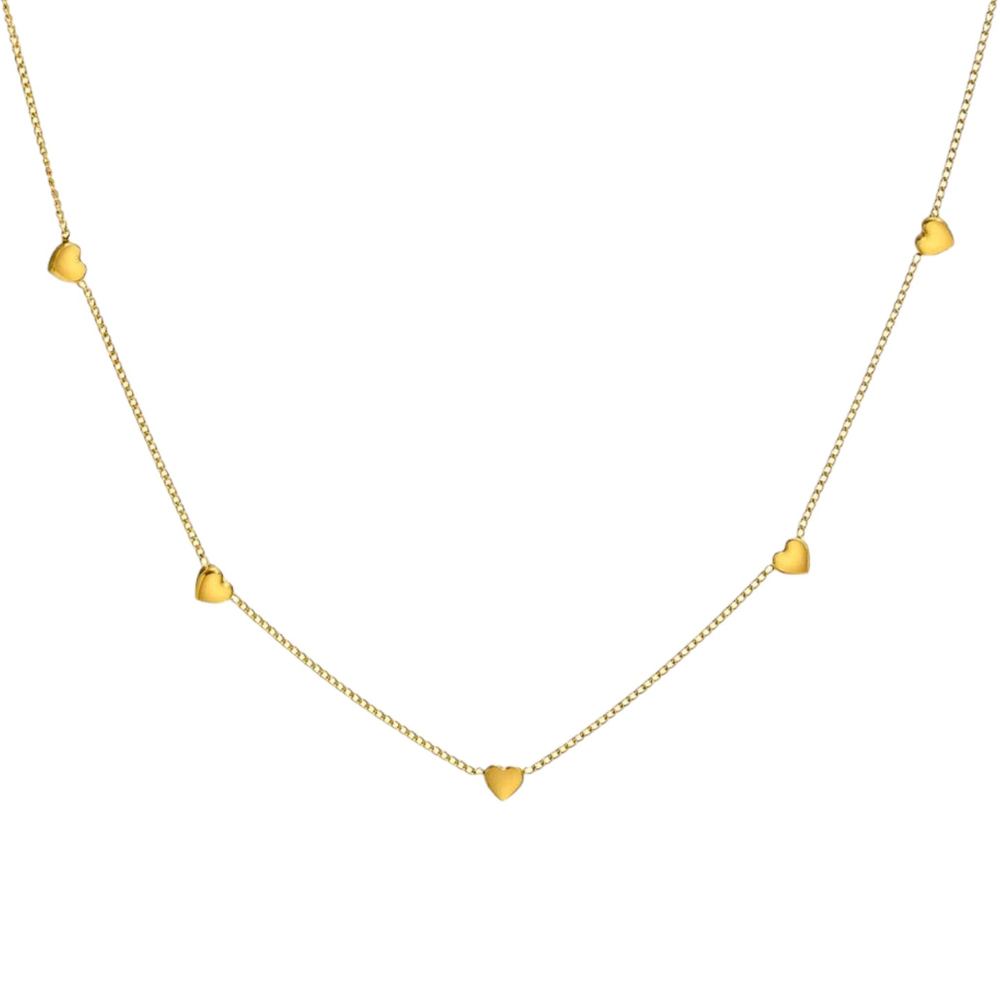 Heart chain 18k