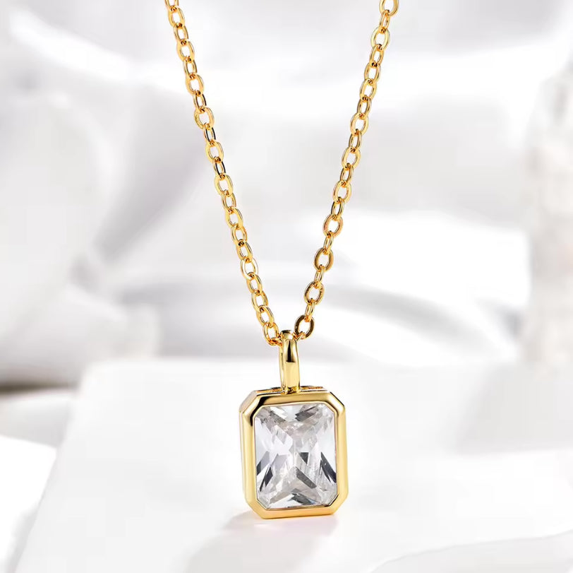White Topaz Pendant