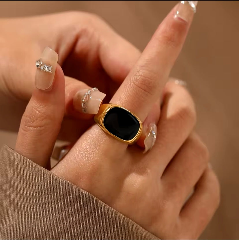 Onyx Signet Ring