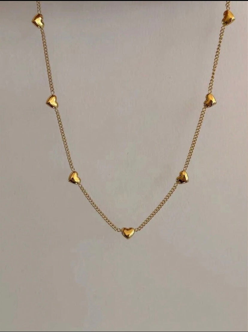Heart chain 18k
