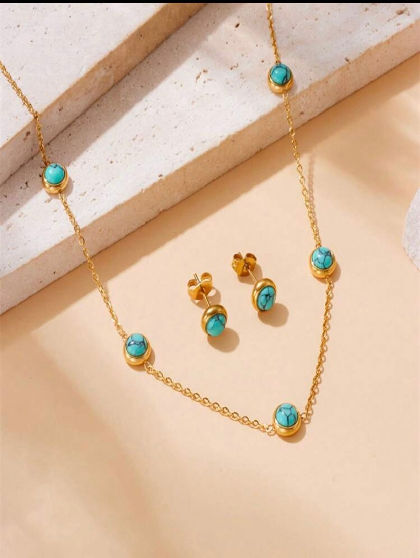 Turquoise Set 18k