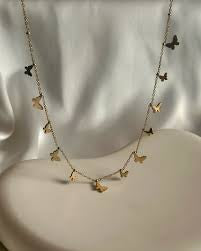 Butterfly chain necklace