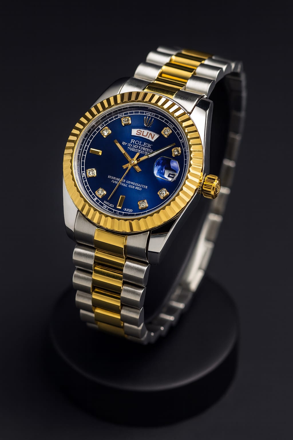 ROLEX mini Dated (Blue)