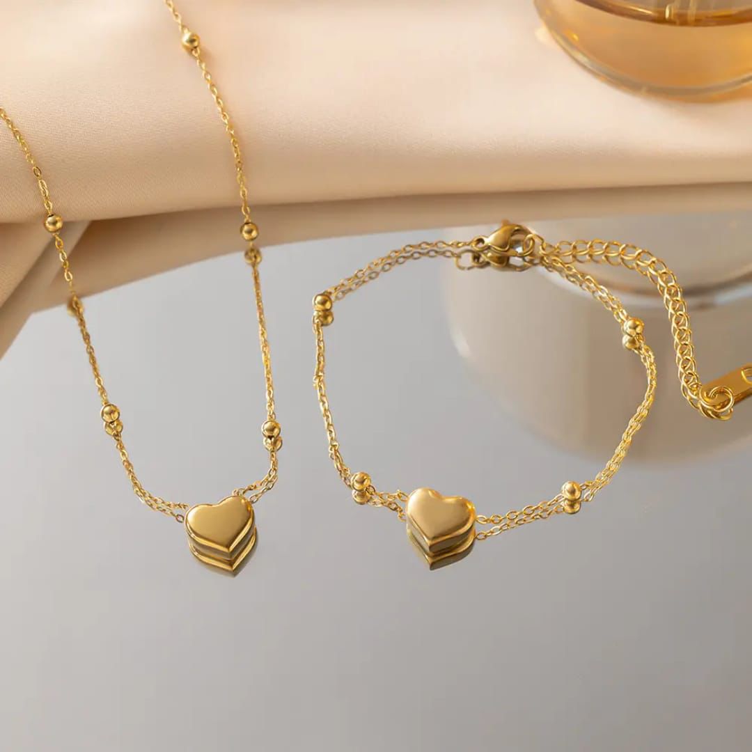 Lily Heart 18k