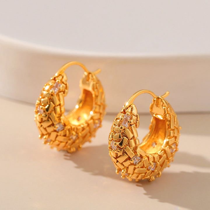 Chunky Hoops 18k