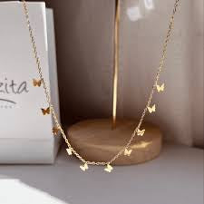 Butterfly chain necklace