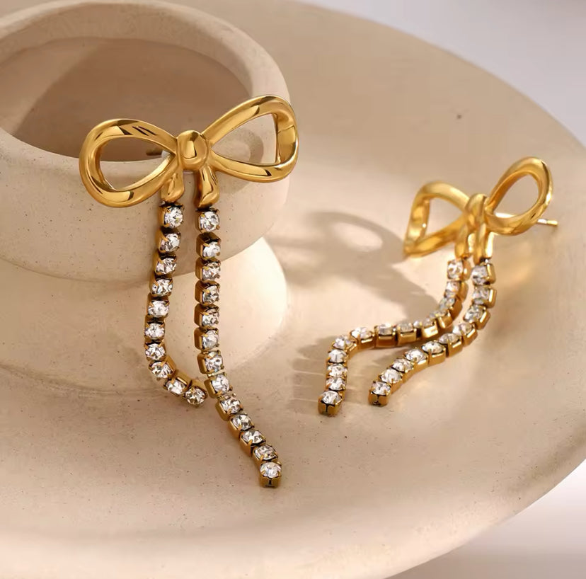 Clementine Bow Earrings