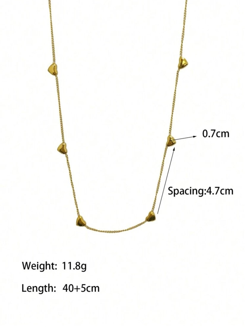 Heart chain 18k