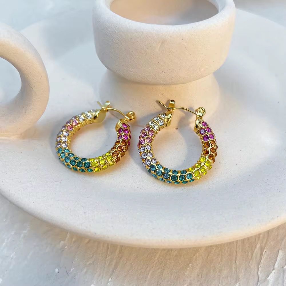 Rainbow Huggies 18k