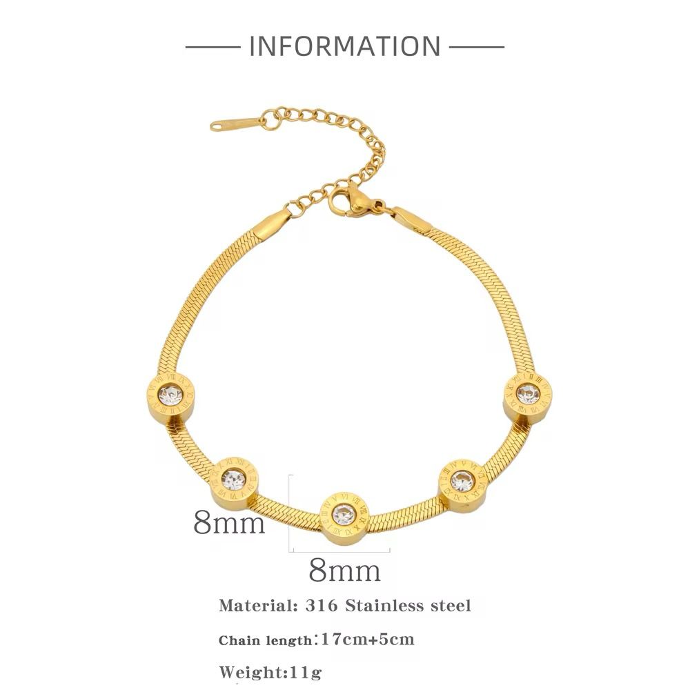 5 stones Bracelet