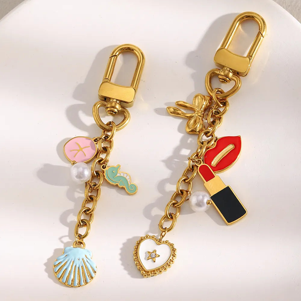 Playful Luxe Charm Keychain