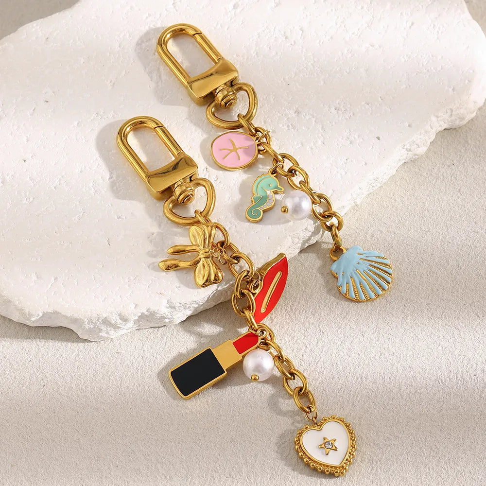 Playful Luxe Charm Keychain