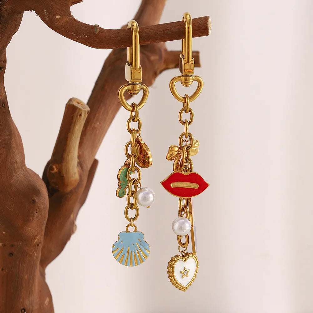 Playful Luxe Charm Keychain
