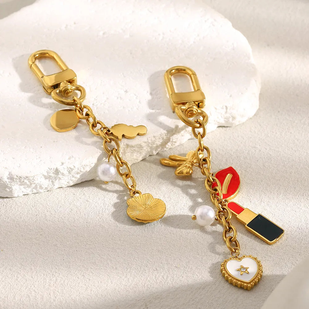 Playful Luxe Charm Keychain