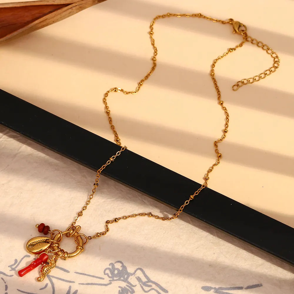 Ocean Muse Charm Necklace