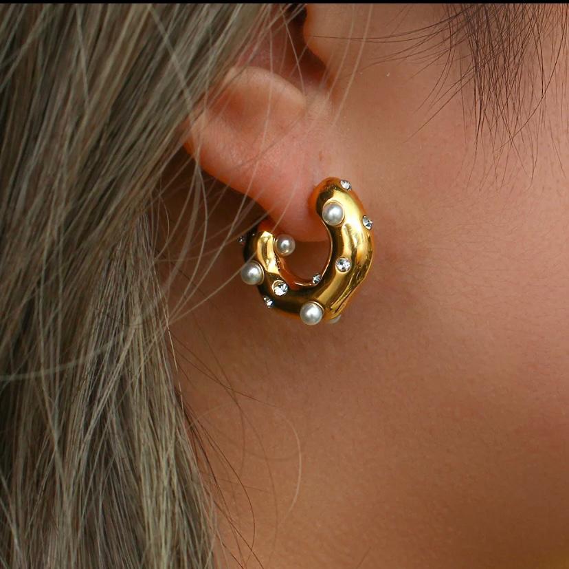 Meteor Hoops 18k