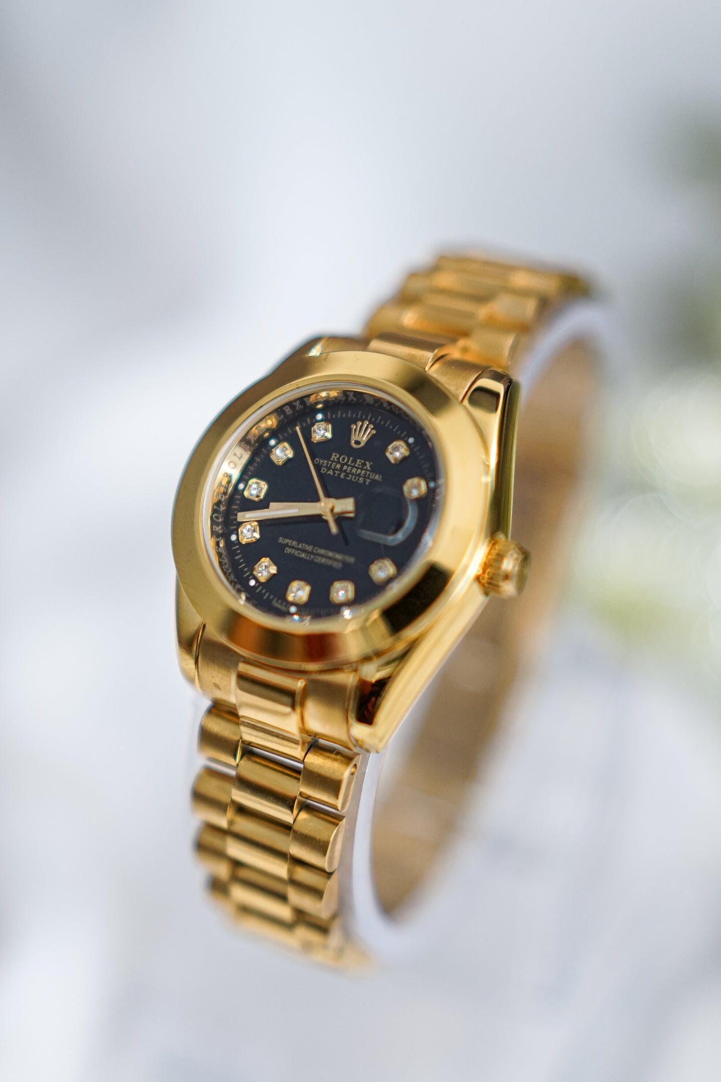 Rolex date just (black)