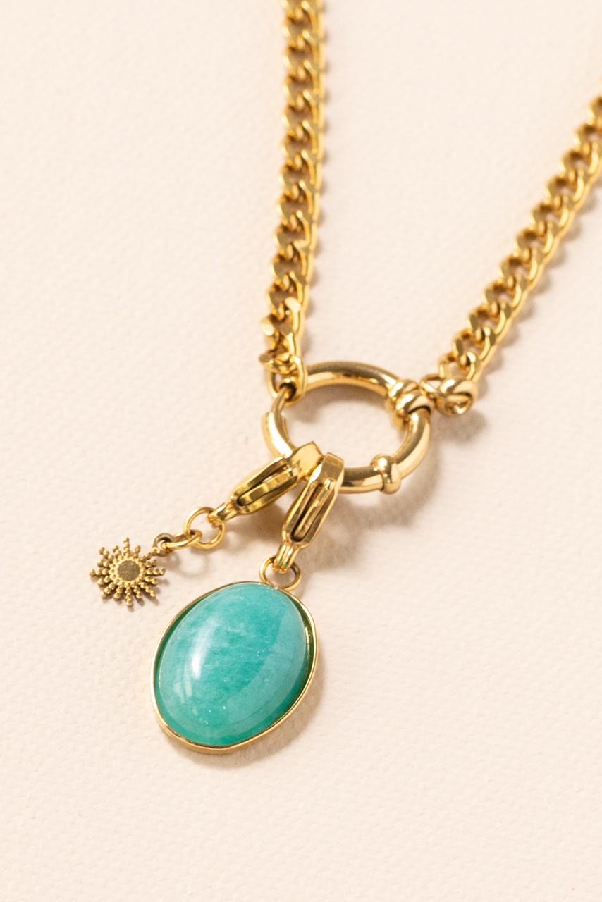 The sea turquoise