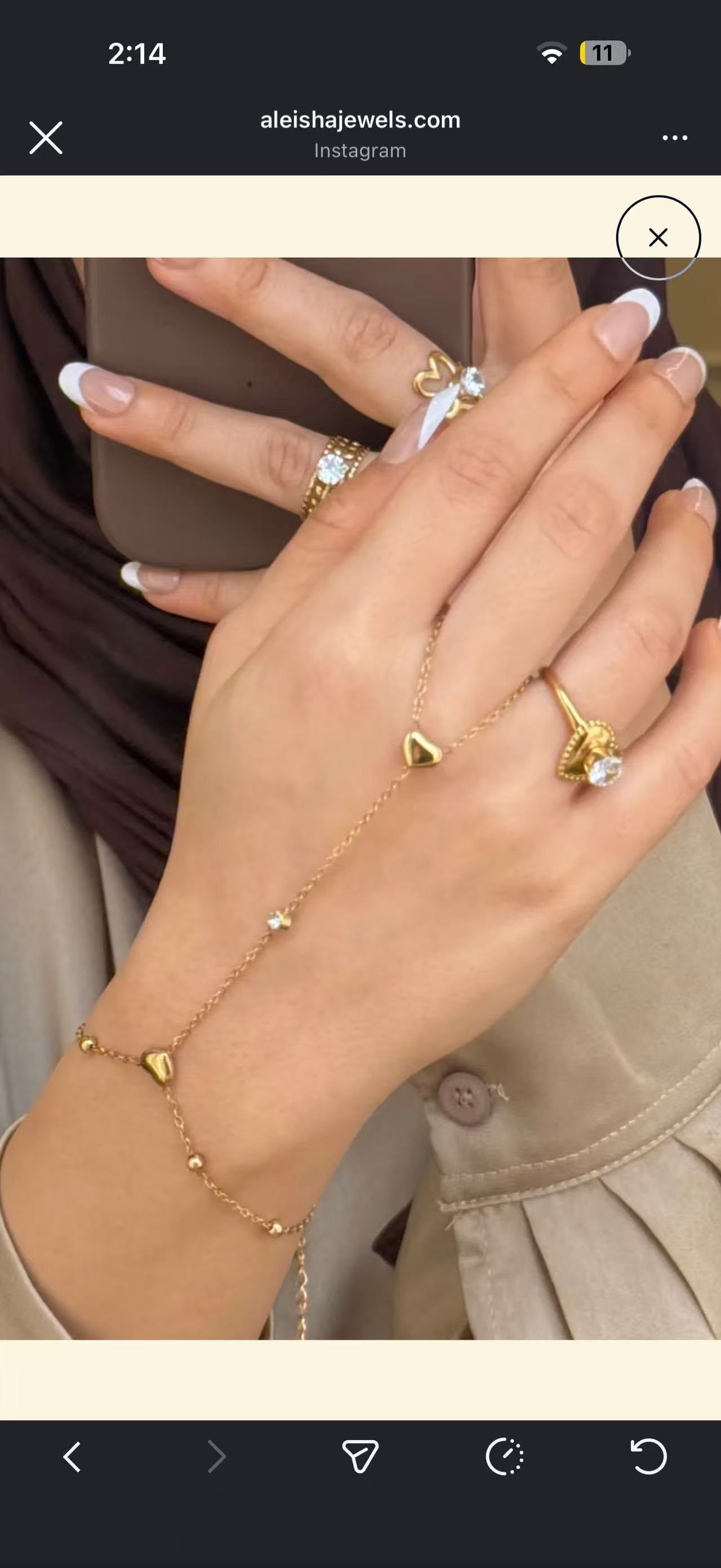 Mini Heart Hand Harness