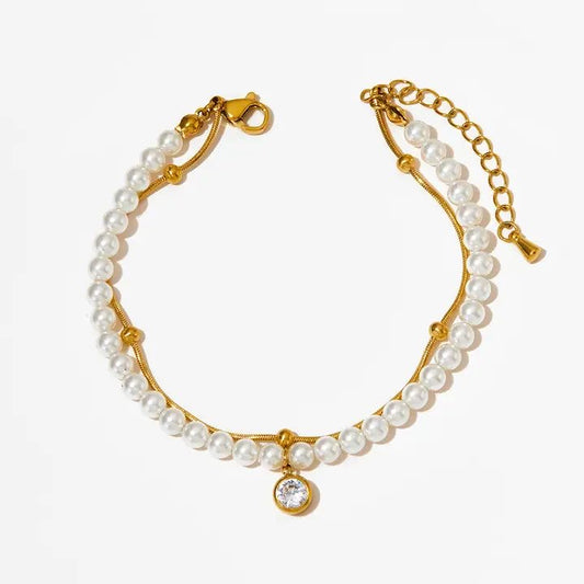 Dewdrop Charm Anklet