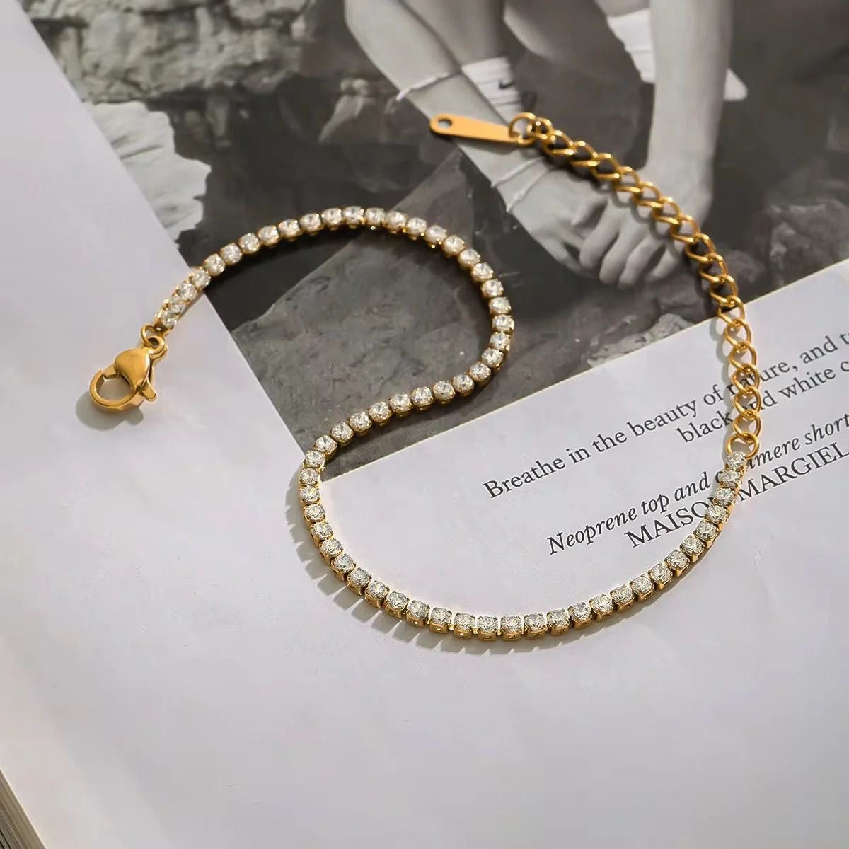 Tennis mini bracelet