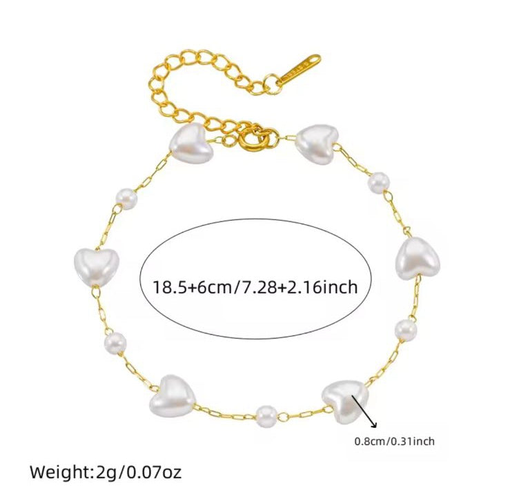 Pearl bracelet 18k