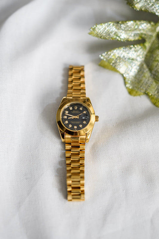 Rolex date just (black)