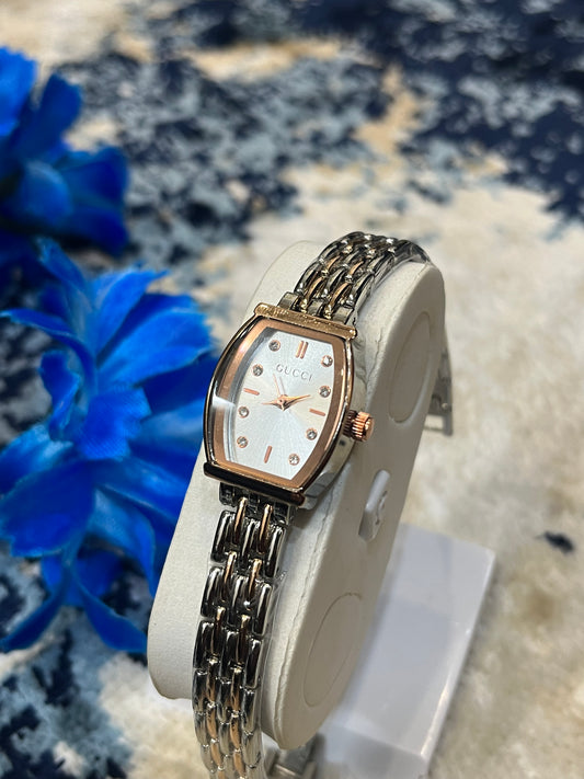 Gucci mini two tone (silver & rose)