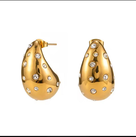 Puffy sparkle 18k