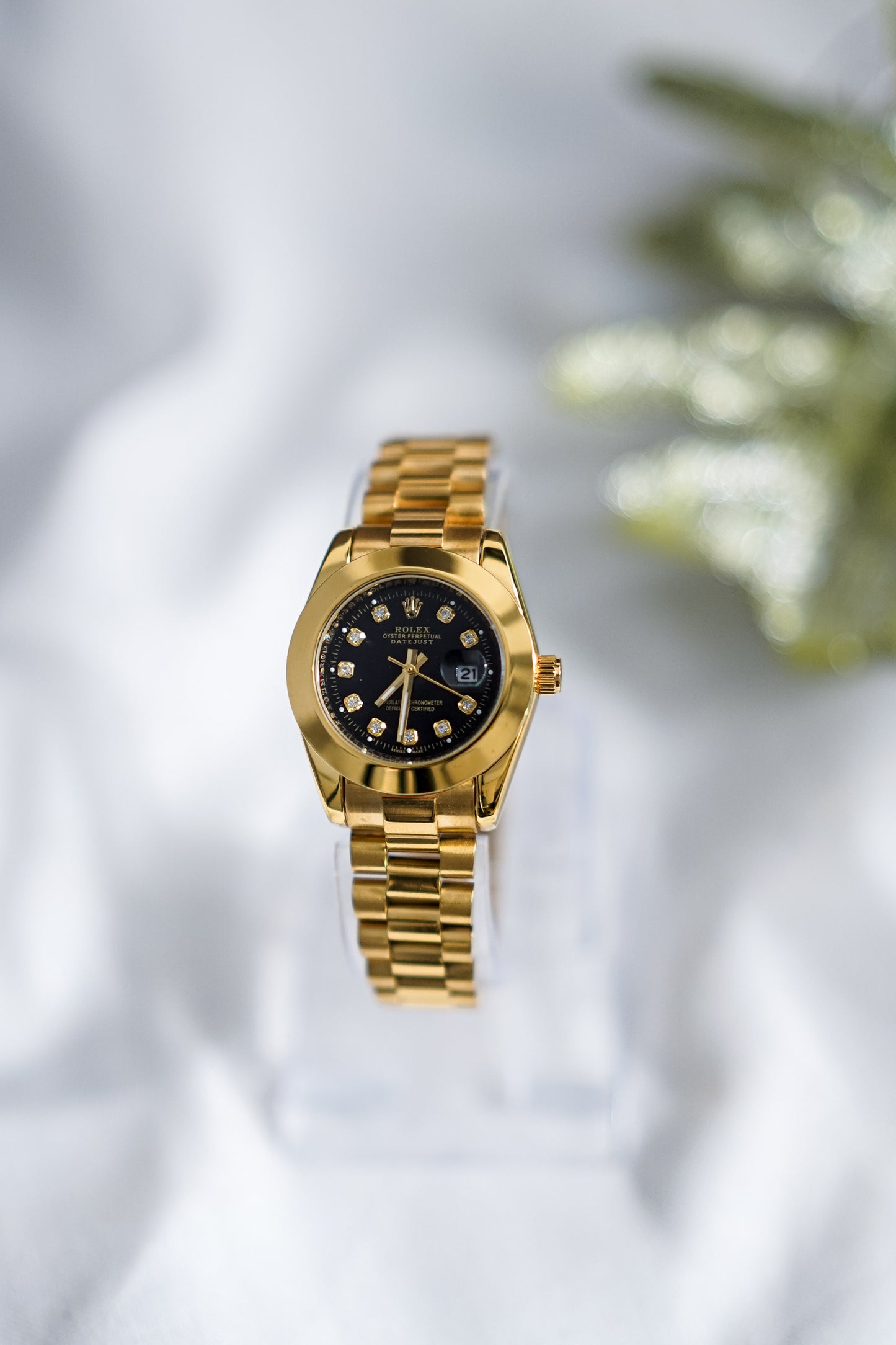 Rolex date just (black)
