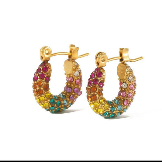 Rainbow mini huggies 18k