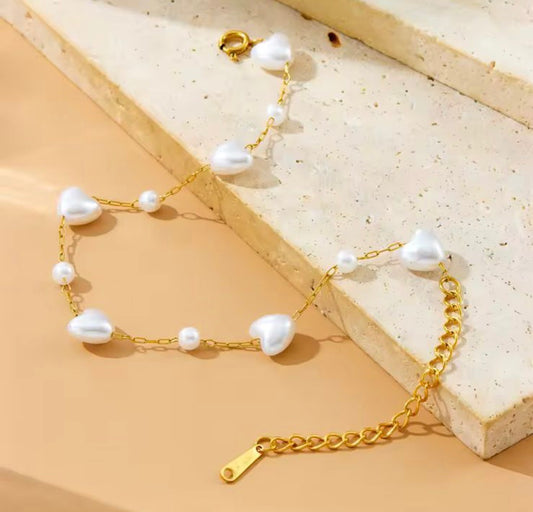 Pearl bracelet 18k