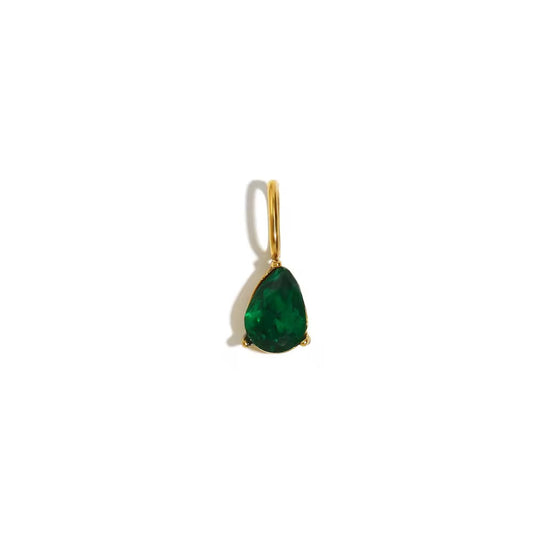 Emerald pendant 18k