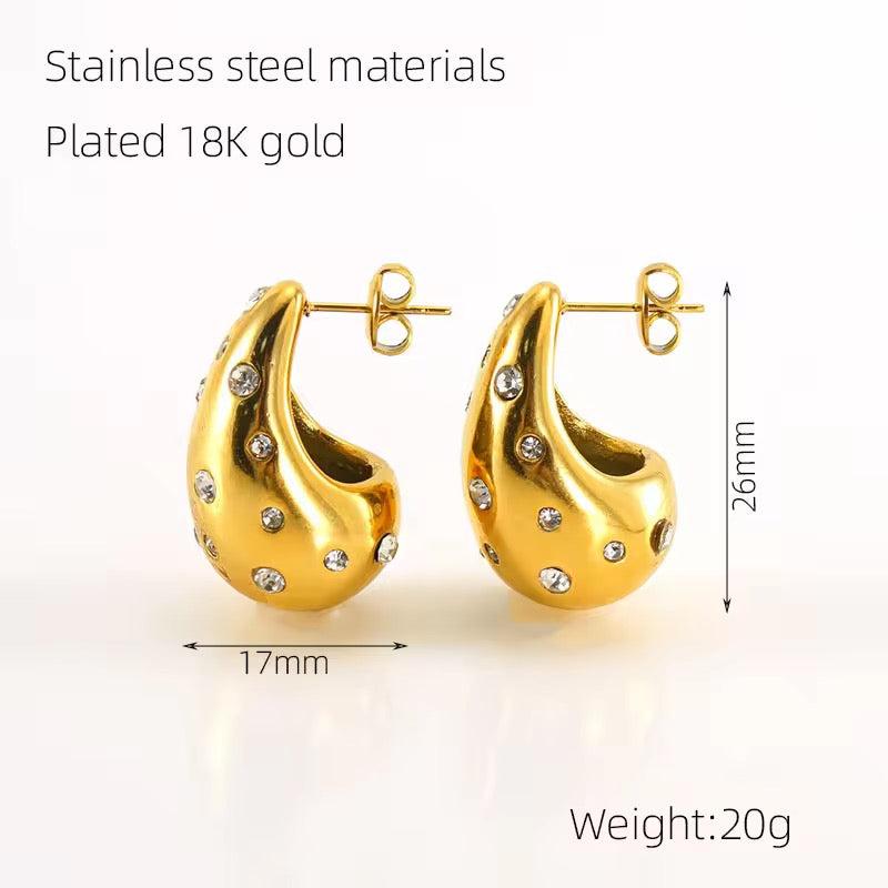 Teardom Earrings 18k