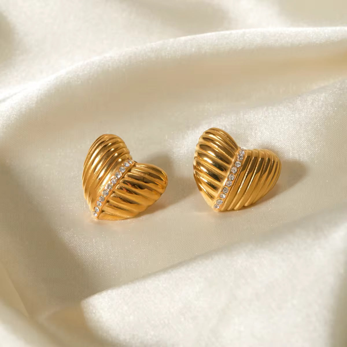 Chunky Heart Earrings