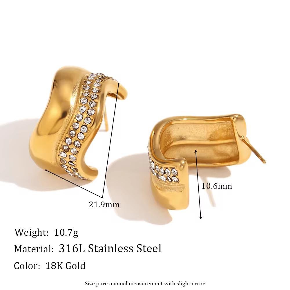 Aurora Curve Earrings