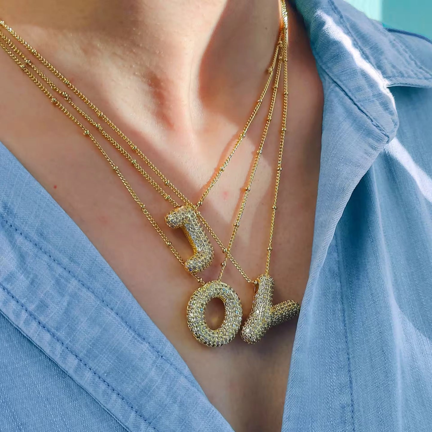 Bling Initials 18k