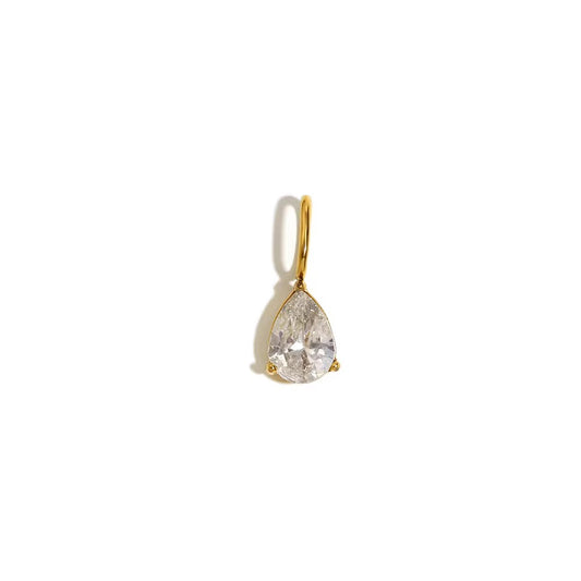 Crystal pendant 18k
