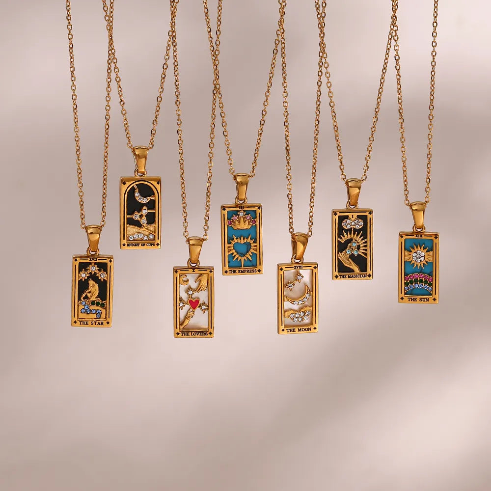 Mystic Wheel Tarot Necklace