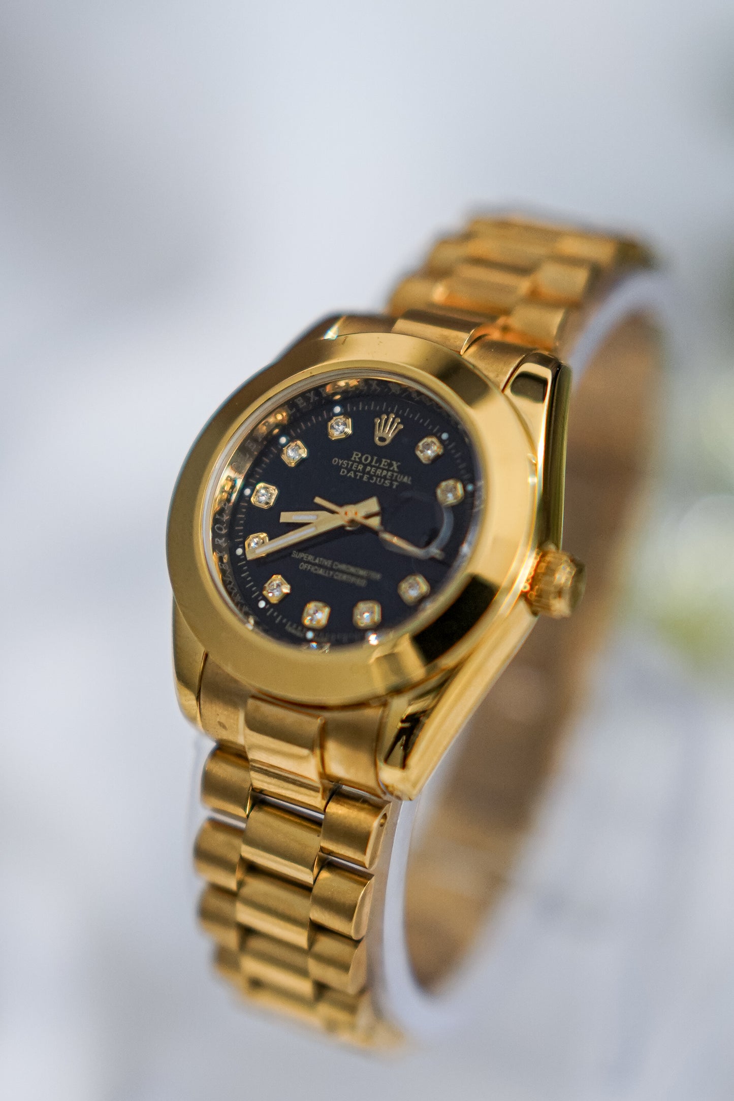 Rolex date just (black)