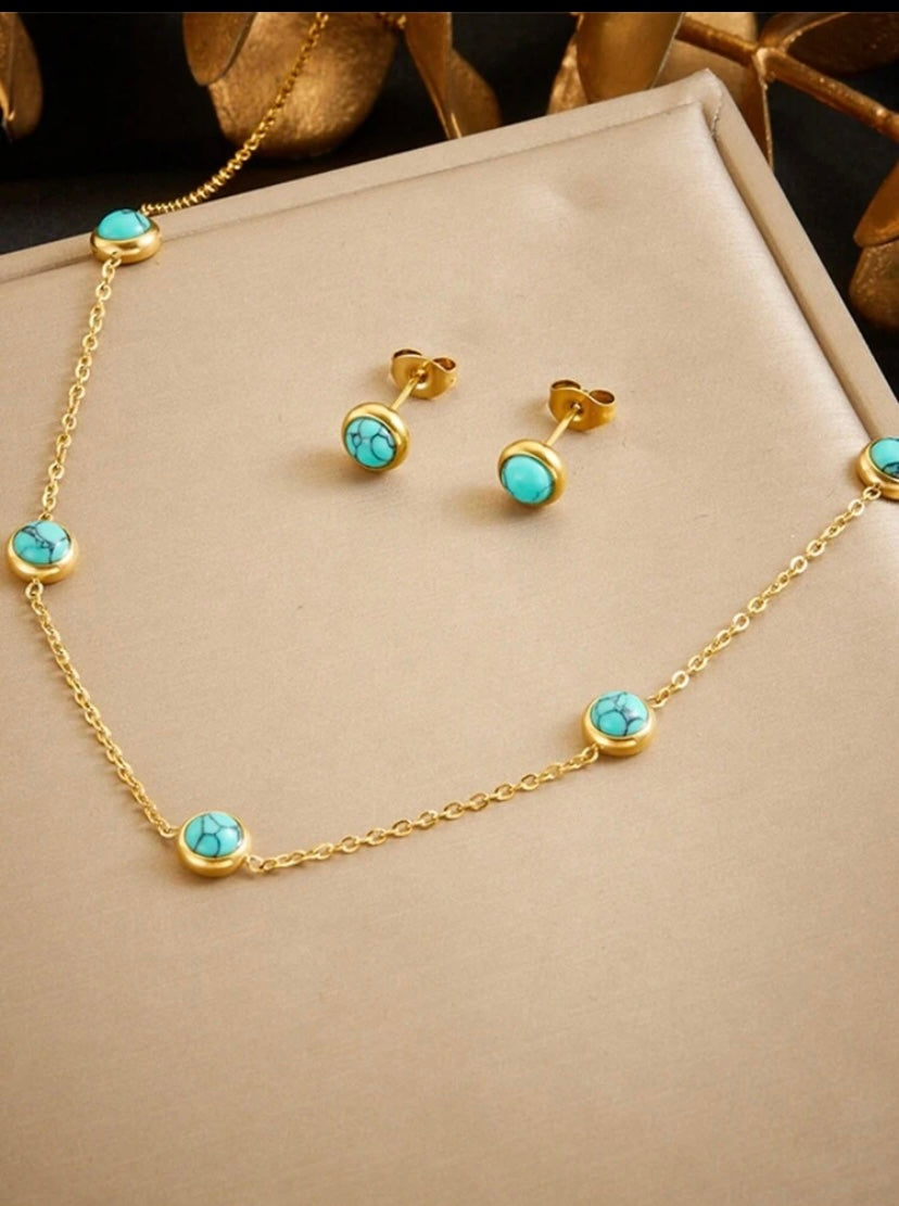 Turquoise Set 18k
