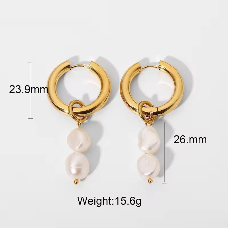Pearl hoops