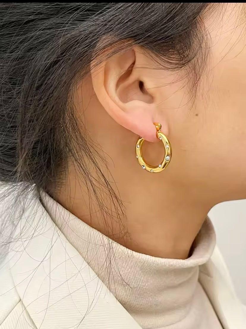 Adornee hoops 18k