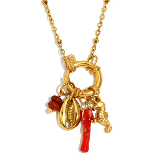Ocean Muse Charm Necklace