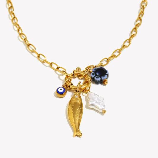Sea Spirit Charm Necklace