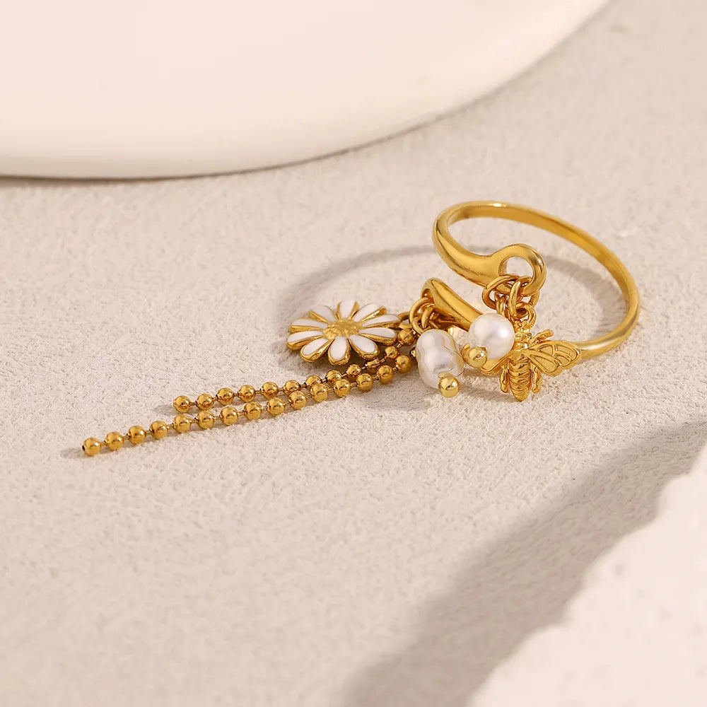 Bee Blossom Ring